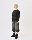 【10日以内お届け】ウールブレンドヘンリーネックニット L2143