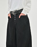 【10日以内お届け】 オールブラックボタンフライデニム L2113