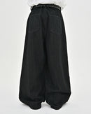 【10日以内お届け】 オールブラックボタンフライデニム L2113