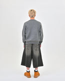 【10日以内お届け】 クルーネックメランジニット L2144