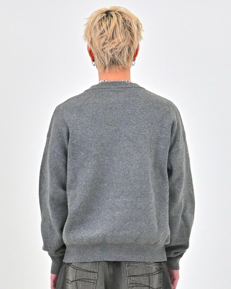 【9/5 20:00発売開始】 クルーネックメランジニット L2144