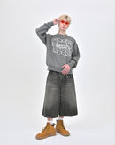 【10日以内お届け】 クルーネックメランジニット L2144