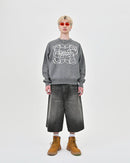 【10日以内お届け】 クルーネックメランジニット L2144