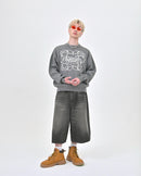 【10日以内お届け】 クルーネックメランジニット L2144