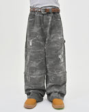 【10日以内お届け】 ダメージカモ2WAYパンツ L2103