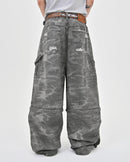 【10日以内お届け】 ダメージカモ2WAYパンツ L2103