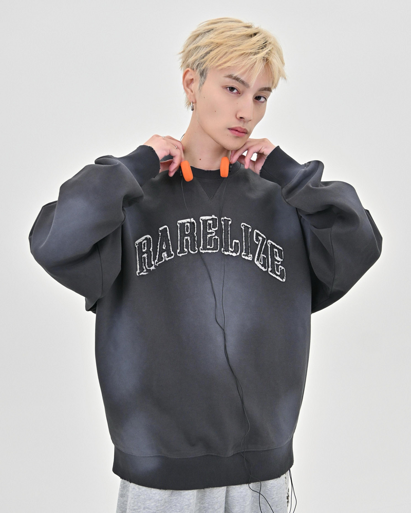 10日以内お届け】アップリケロゴスウェット L2088 10日以内お届け】アップリケロゴスウェット L2088