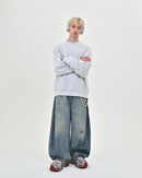 【10日以内お届け】カジュアルダメージバルーンデニム L2079