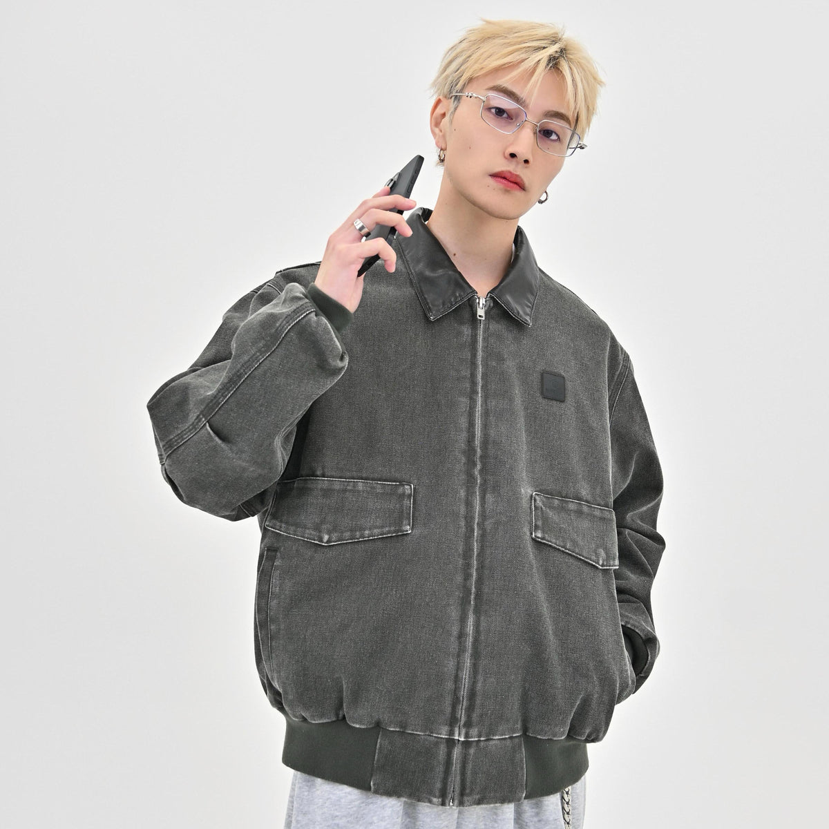 希少カラー　デトロイトジャケット 希少カラー carhartt デトロイトジャケット USA製ネイビー