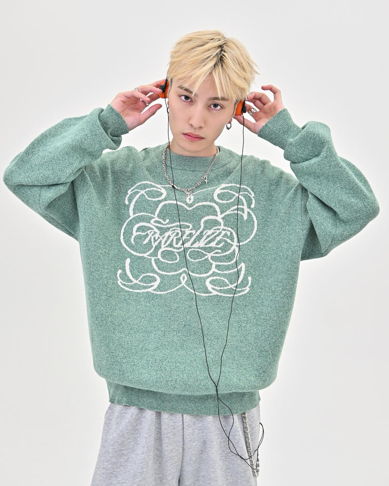 【9/5 20:00発売開始】 クルーネックメランジニット L2144