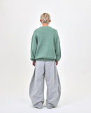 【10日以内お届け】 クルーネックメランジニット L2144