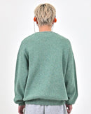 【10日以内お届け】 クルーネックメランジニット L2144