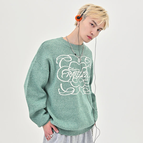 【9/5 20:00発売開始】 クルーネックメランジニット L2144
