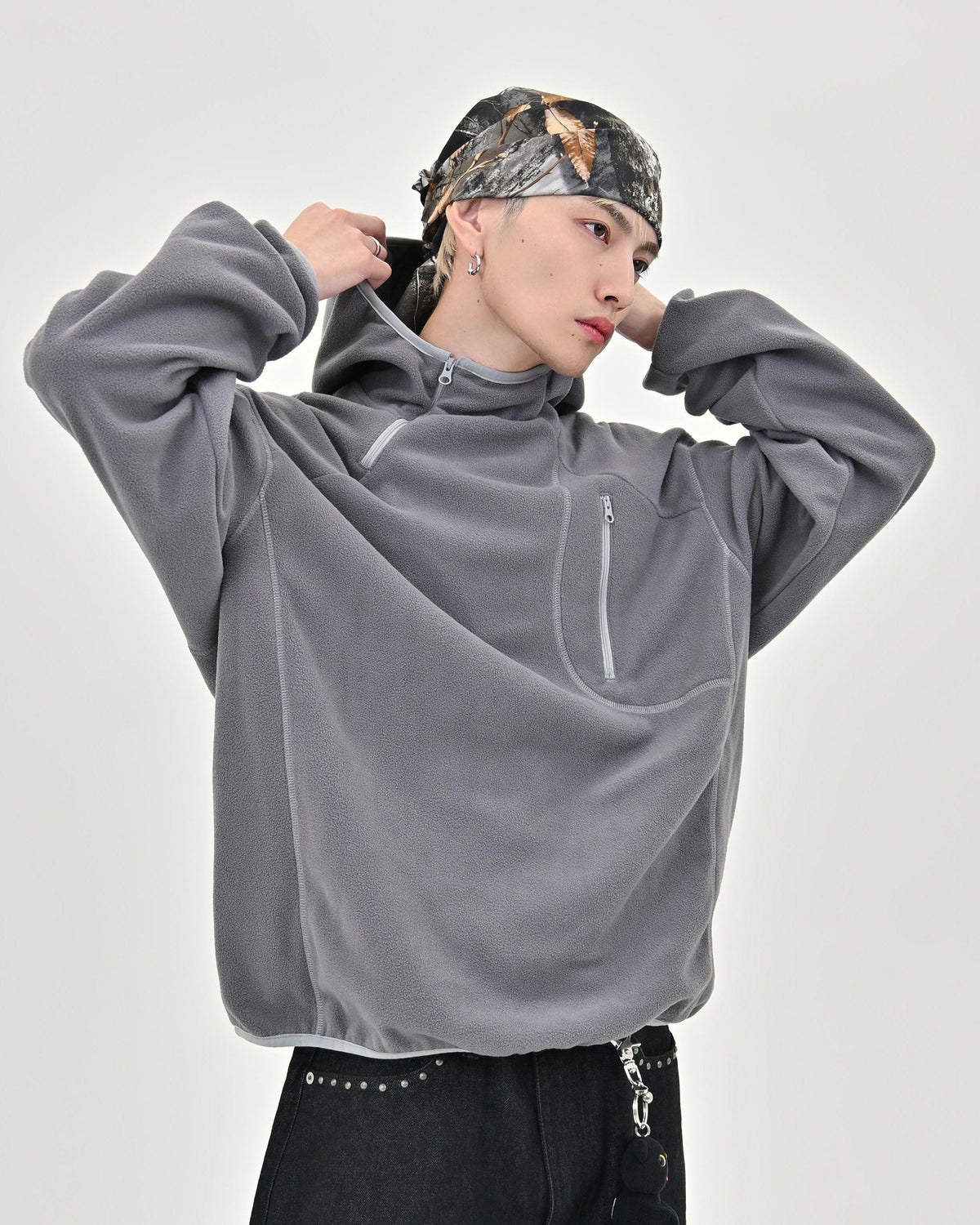 10日以内お届け】フリースパーカー L2163