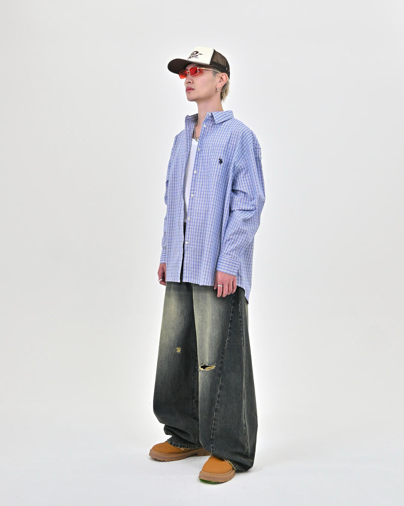 【9月発売予定】バルーンダメージデニム L2177