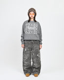 【10日以内お届け】 クルーネックメランジニット L2144