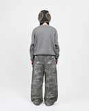 【10日以内お届け】 クルーネックメランジニット L2144