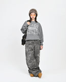 【10日以内お届け】 クルーネックメランジニット L2144