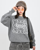 【10日以内お届け】 クルーネックメランジニット L2144