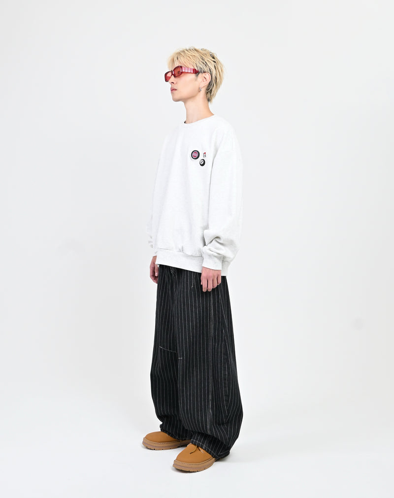 【10日以内お届け】ストライプバルーンデニム L2091