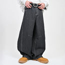 【10日以内お届け】ストライプバルーンデニム L2091