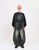 【10日以内お届け】ウォッシュドロゴスウェット L2098