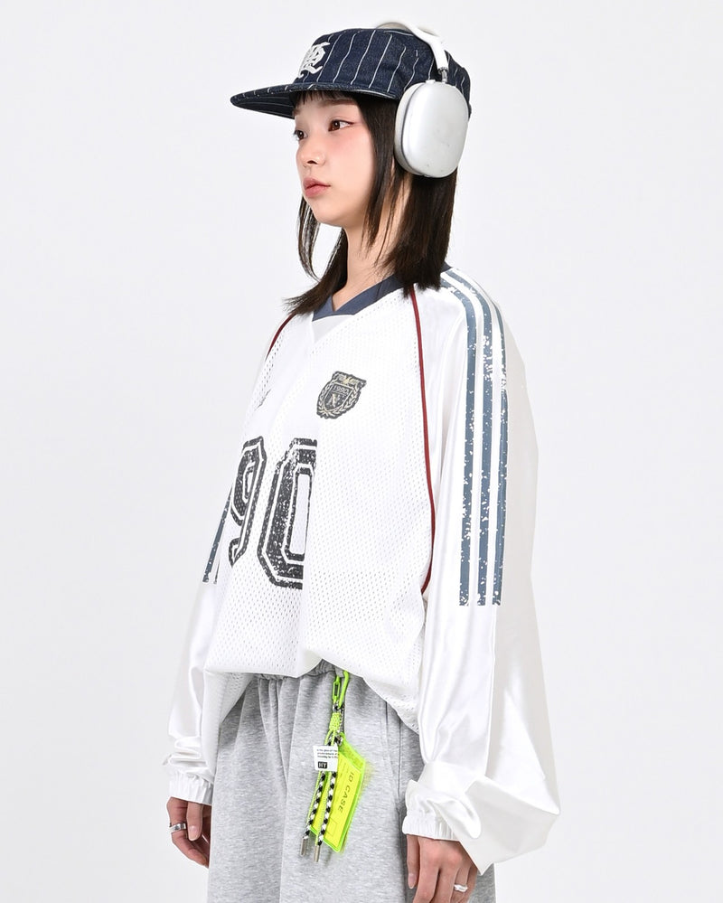 【9月発売予定】ストライプフラットトップキャップ L2160