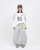 【10日以内お届け】ストライプフラットトップキャップ L2160