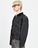 【10日以内お届け】コーデュロイカラーリジットデニムジャケット L2155