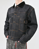 【10日以内お届け】コーデュロイカラーリジットデニムジャケット L2155