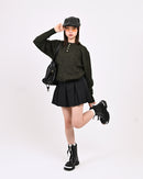 【10日以内お届け】ウールブレンドヘンリーネックニット L2143