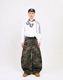 【10日以内お届け】ウォッシュドバルーンカモフラージュチノ L2096