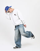 【10日以内お届け】ウォッシュドステッチバルーンデニム L2090