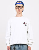 【10日以内お届け】デジタル缶バッジスウェット L2097