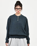 【10日以内お届け】ウールブレンドヘンリーネックニット L2143