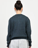 【10日以内お届け】ウールブレンドヘンリーネックニット L2143