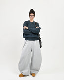 【10日以内お届け】ウールブレンドヘンリーネックニット L2143