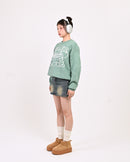 【10日以内お届け】 クルーネックメランジニット L2144