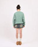 【10日以内お届け】 クルーネックメランジニット L2144