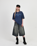 【10日以内お届け】バンブーデニムショーツ L2120