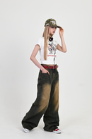 【10日以内お届け】ウォッシュドバギーパンツ L0978