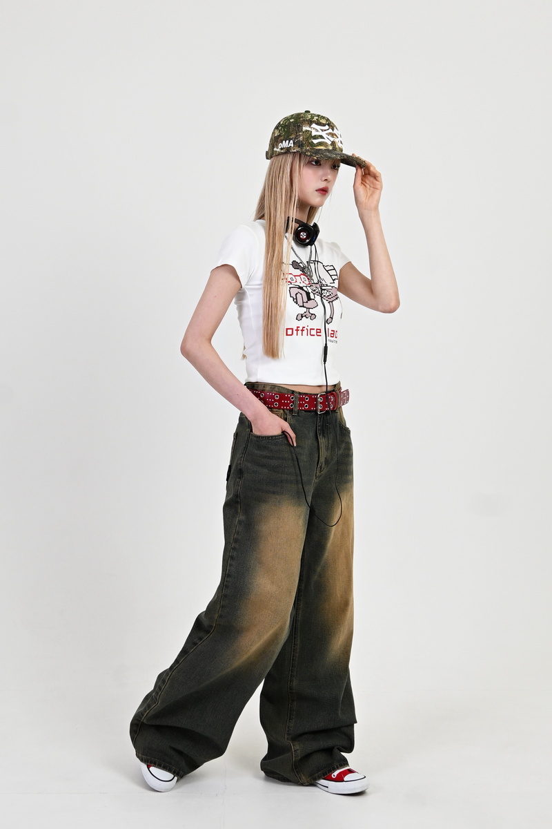 地底人 ウォッシュドバギーパンツ BJHG ウォッシュド バギーパンツ 地底人 ウォッシュドバギーパンツ BJHG ウォッシュド バギーパンツ