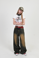 【10日以内お届け】ウォッシュドバギーパンツ L0978