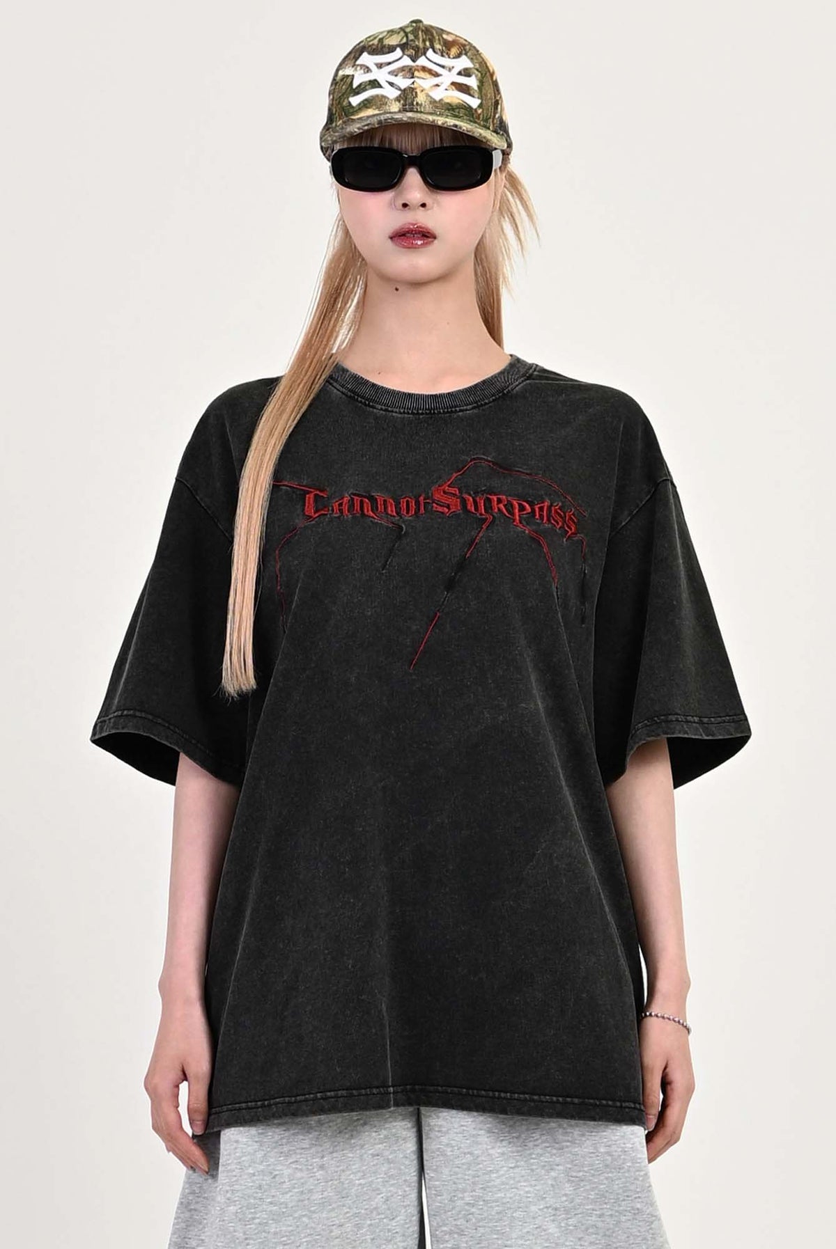 7日以内お届け】ウォッシュドヴィンテージビッグTシャツ L1119