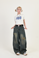 【10日以内お届け】 ウォッシュドカジュアルデニム L0959