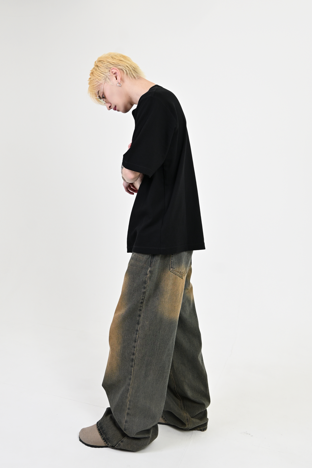 7日以内お届け】ウォッシュドバギーパンツ L0978 7日以内お届け】ウォッシュドバギーパンツ L0978