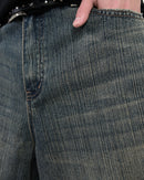 【10日以内お届け】バンブーデニムショーツ L2120