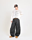 【10日以内お届け】リジットバルーンデニム L2156