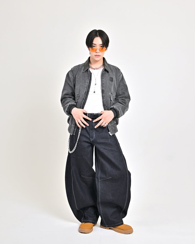 【予約販売】リジットバルーンデニム L2156