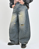 【10日以内お届け】バルーンダメージデニム L2177